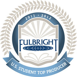 Hunter Named Top Fulbright Producer