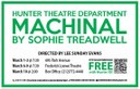 Hunter’s Theatre Department Presents: Machinal