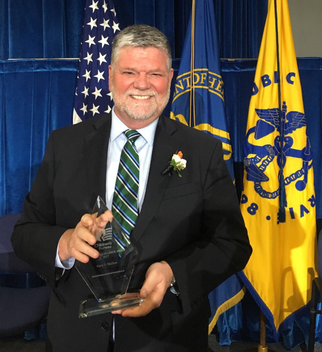 Hunter's Gary Mallon Receives 2017 Adoption Excellence Award