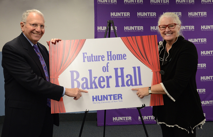 Patty and Jay Baker Donate $15 Million to Hunter, Giving the Theatre Department Its Own Building