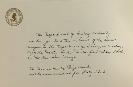Department Invitation, 1944