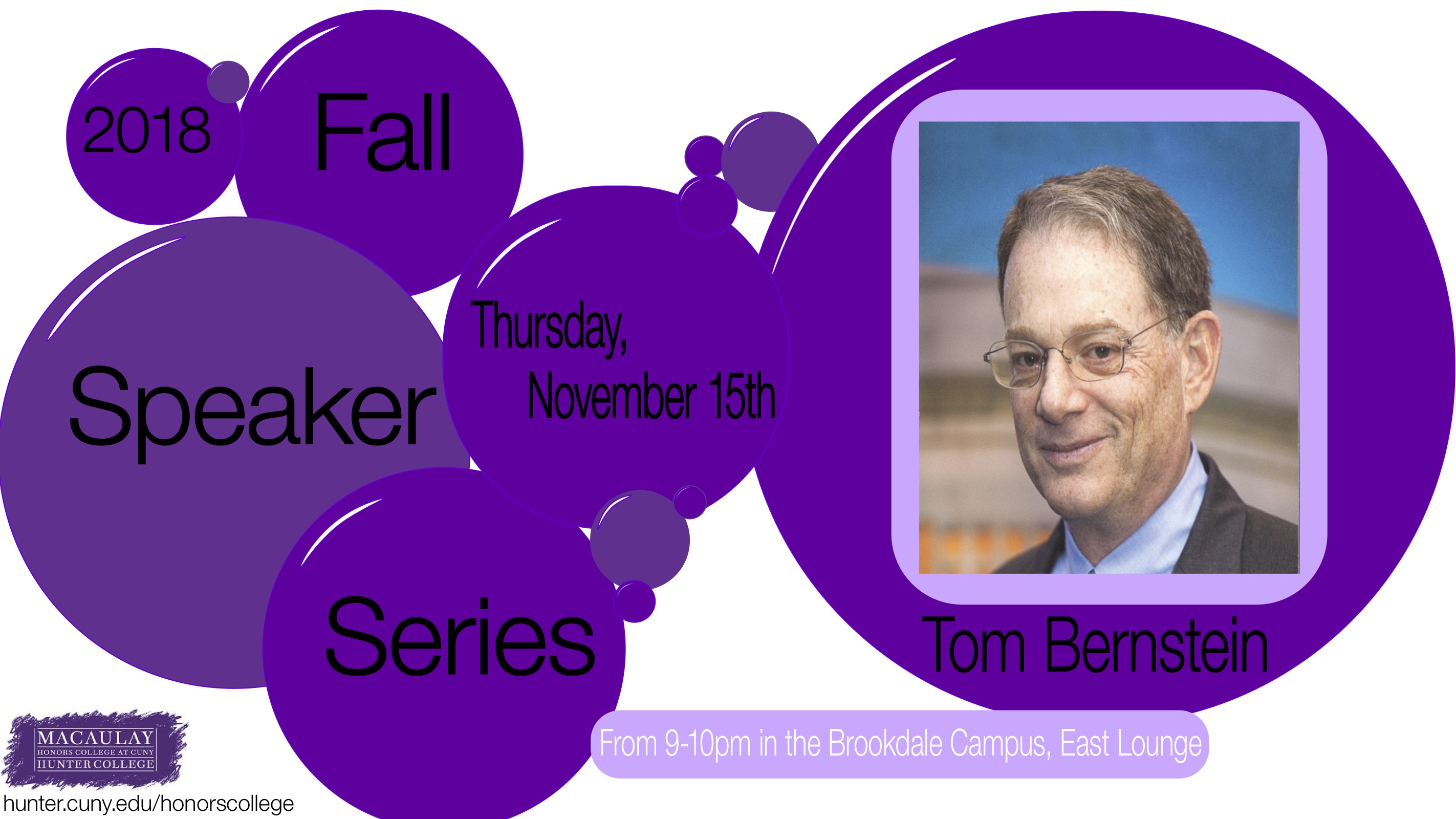 Fall Speaker Series: Tom Bernstein