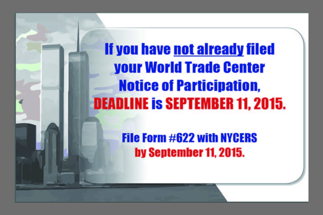 WTC Deadline Handbill
