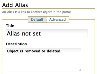 Create Alias (2)