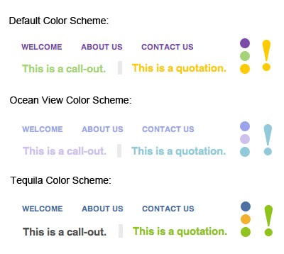 Clean and Simple Color Schemes