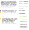 Clean and Simple Formatting