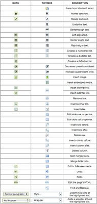 Text Formatting Icons