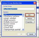 Email Distribution Groups: Add/Remove member