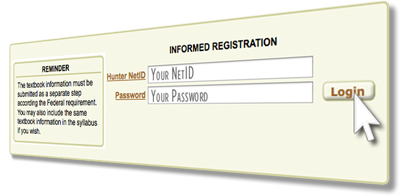 Informed Registration at Hunter College