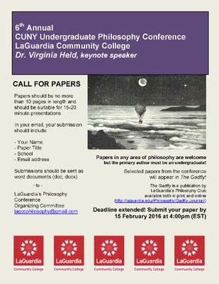6th Annual CUNY Undergrad Philo Conference