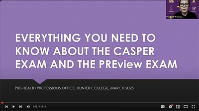 CASPER and PREview Exams