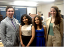 Alumni Agnetha Jacob with Students