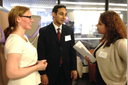 Christine Raniga, Esq.with Omar Nasar at 2013-2014 Law Day Party