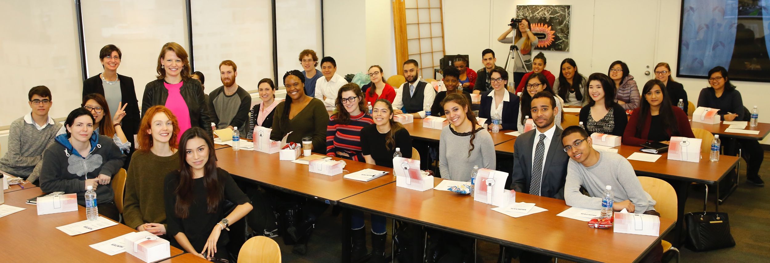 Lesley Rosenthal with Alumni