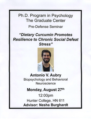 Antonio V. Aubry Pre-Defense Seminar